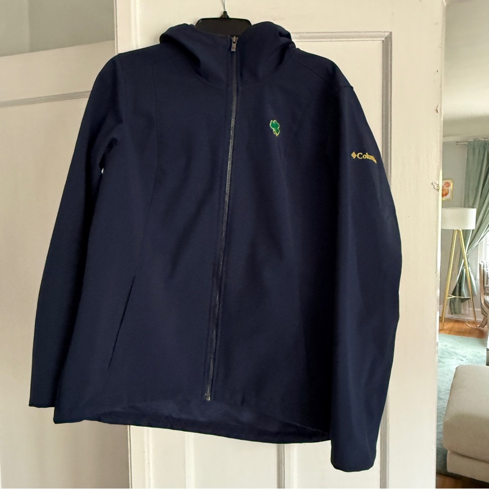 Columbia Notre Dame Dark Blue Hooded Jacket